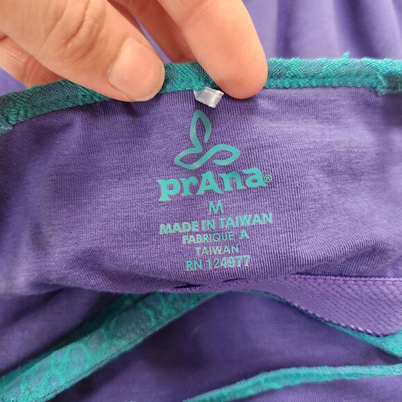 Prana Blue Athleisure Dress Tennis Golfing Pickleball Stretch Activewear M - Picture 6 of 8